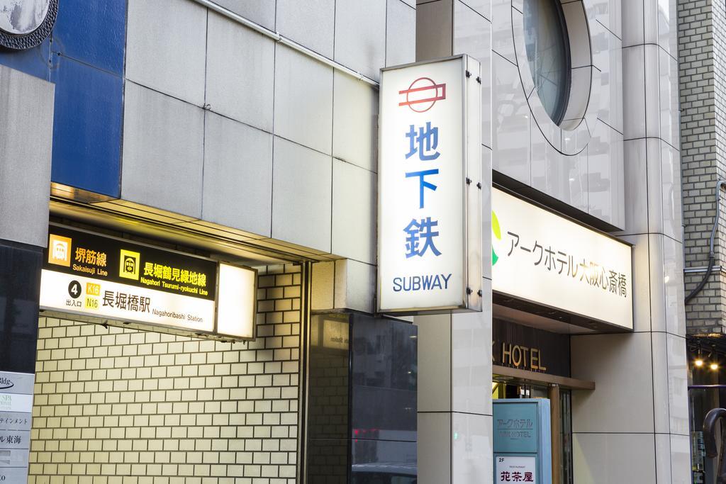 Ark Hotel Osaka Shinsaibashi -Route Inn Hotels- Buitenkant foto